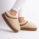 Ladies Miley Sheepskin Slipper Natural Extra Image 5 Preview